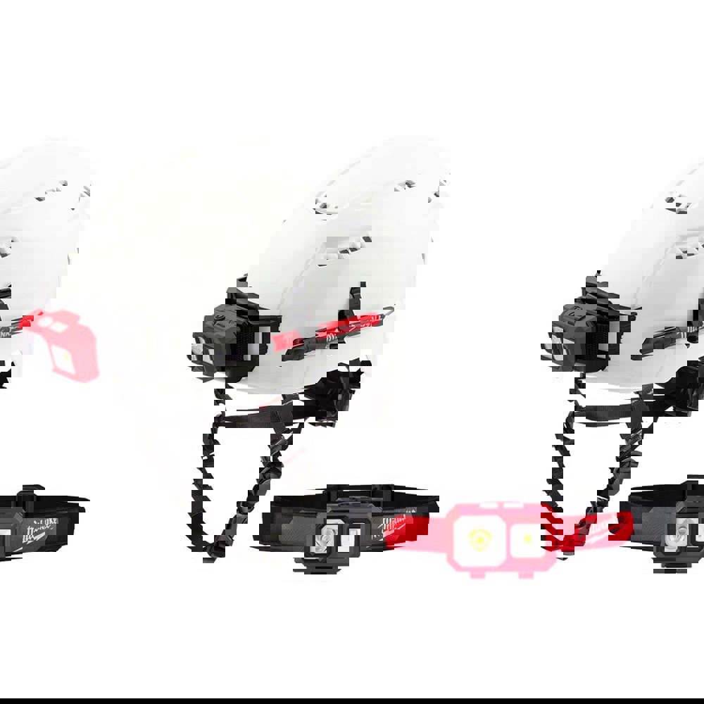 Hard Hats; Color: White ; Adjustment Type: Adjustable ; Application: Impact-Resistant ; Material: Polyethylene ; ANSI Type: II ; Class Rating: C